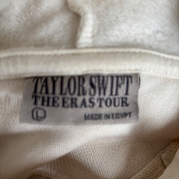 The Eras Tour White Hoodie - Size L - Picture 2 of 3